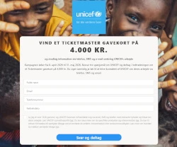 Vind et Ticketmaster gavekort på 4.000 kr